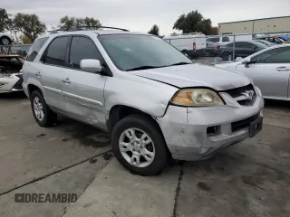 2005 Acura MDX Touring with VIN 2HNYD18955H560111, listed as a Copart auction lot 81768234 with 0 mi miles and Salvage Title. Bid and sale history available at carsss.com. Image 4.