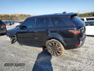 2018 Land Rover Range Rover Sport HSE z VIN SALWR2RK0JA183677, wystawiony jako Copart lot #48119615 z przebiegiem 55 233 mil mil oraz Szkoda całkowita • Salvage title. Historia ofert i sprzedaży dostępna na DreamBid. Obrazek 2.