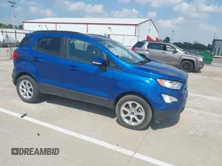 2021 Ford EcoSport SE with VIN MAJ3S2GE2MC450148, listed as a IAAI auction lot 39713048 with 30,115 mi miles and . Bid and sale history available at carsss.com. Image 1.
