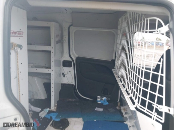 2019 Ram ProMaster City Cargo Van Tradesman with VIN ZFBHRFAB3K6M07499, listed as a IAAI auction lot 41476572 with 14,145 mi miles. Bid and sale history available at carsss.com. Image 8.