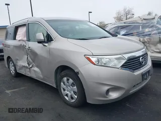 2012 Nissan Quest LE z VIN JN8AE2KP4C9037195, wystawiony jako IAAI lot #42042650 z przebiegiem 127 994 mil mil oraz . Historia ofert i sprzedaży dostępna na DreamBid. Obrazek 1.