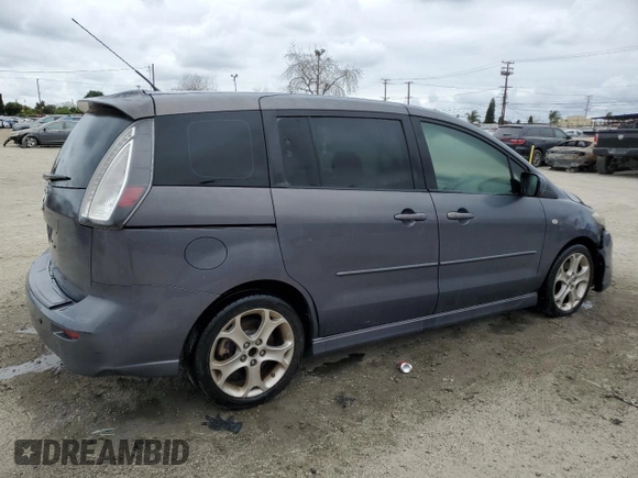 2008 Mazda 5 Grand Touring with VIN JM1CR29L480324110, listed as a Copart auction lot 51169715 with 144,633 mi miles and Salvage title. Bid and sale history available at DreamBid. Image 3.