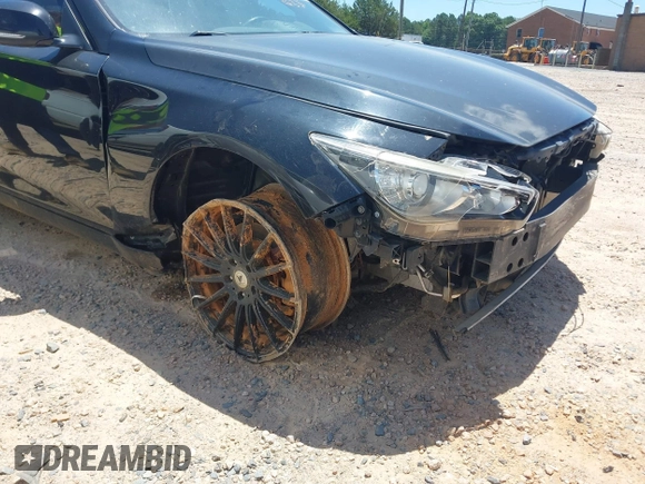 2015 Infiniti Q50 Sport with VIN JN1BV7AR2FM410593, listed as a IAAI auction lot 42346780 with 157,027 mi miles and . Bid and sale history available at DreamBid. Image 19.