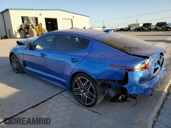 2022 Kia Stinger GT1 with VIN KNAE45LC4N6119944, listed as a Copart auction lot 73765534 with 54,963 mi miles and Salvage Title. Bid and sale history available at DreamBid. Image 2.