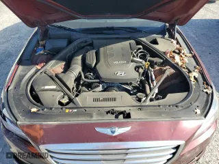 2015 Hyundai Genesis 3.8L with VIN KMHGN4JE5FU088008, listed as a Copart auction lot 52355645 with 148,021 mi miles and Salvage Title. Bid and sale history available at carsss.com. Image 11.