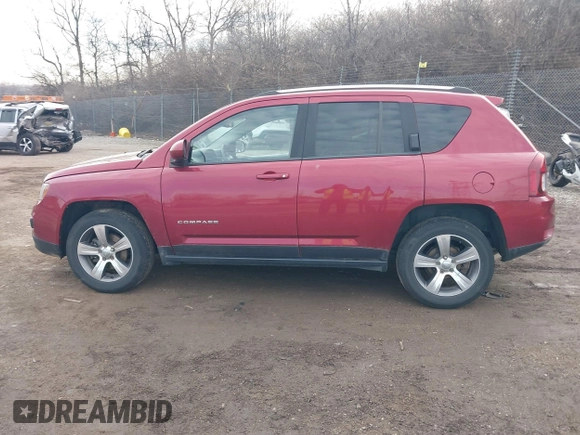 2016 Jeep Compass High Altitude Edition with VIN 1C4NJDEB1GD729471, listed as a IAAI auction lot 41616976 with 124,385 mi miles. Bid and sale history available at carsss.com. Image 15.