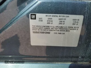 2009 Cadillac CTS RWD w/1SB with VIN 1G6DU57V390120492, listed as a Copart auction lot 75645744 with 114,781 mi miles and Salvage Title. Bid and sale history available at carsss.com. Image 12.