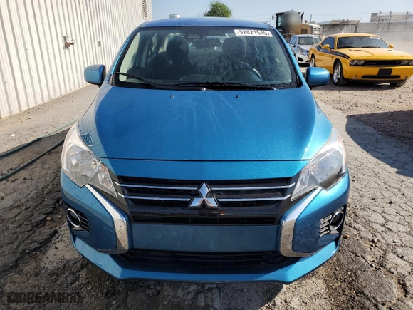 2022 Mitsubishi Mirage G4 ES with VIN ML32FUFJ9NHF03670, listed as a Copart auction lot 52821545 with 65,366 mi miles and Clean Title. Bid and sale history available at carsss.com. Image 5.