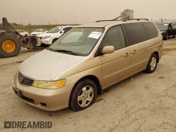 2000 Honda Odyssey EX z VIN 2HKRL1868YH595787, wystawiony jako IAAI lot #41823390 z przebiegiem 243 111 mil mil oraz . Historia ofert i sprzedaży dostępna na DreamBid. Obrazek 2.