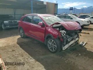 2018 Kia Niro Touring with VIN KNDCE3LC9J5175373, listed as a Copart auction lot 46708925 with 75,079 mi miles and Salvage Title. Bid and sale history available at carsss.com. Image 11.