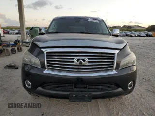 2011 Infiniti QX56 8-passenger with VIN JN8AZ2NC1B9300836, listed as a Copart auction lot 80492064 with 150,205 mi miles and Clean Title. Bid and sale history available at carsss.com. Image 5.