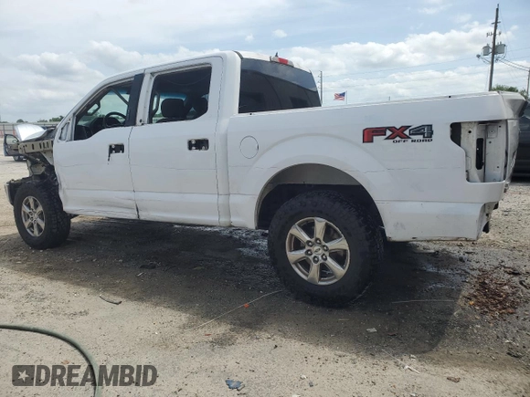 2018 Ford F-150 XL with VIN 1FTEW1E5XJKF72486, listed as a Copart auction lot 53668785 with 206,282 mi miles and Salvage Title. Bid and sale history available at carsss.com. Image 2.