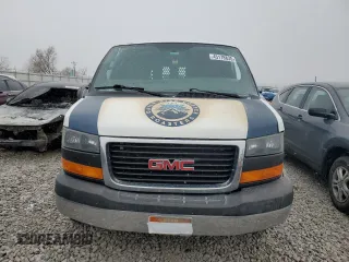 2015 GMC Savana Cargo Van with VIN 1GTW7FCF8F1904609, listed as a Copart auction lot 45178835 with 181,432 mi miles and Salvage Title. Bid and sale history available at carsss.com. Image 5.