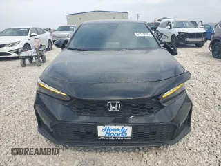 2025 Honda Civic Sport with VIN 2HGFE2F51SH570874, listed as a Copart auction lot 51715905 with 3,086 mi miles and Salvage title. Bid and sale history available at DreamBid. Image 5.