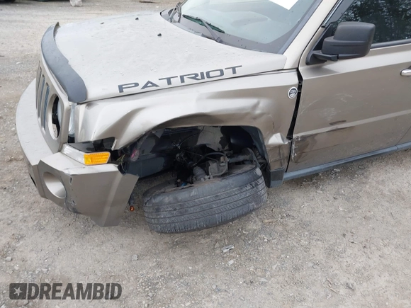 2008 Jeep Patriot Sport with VIN 1J8FF28W88D748313, listed as a IAAI auction lot 41837705 with 159,640 mi miles and . Bid and sale history available at carsss.com. Image 6.