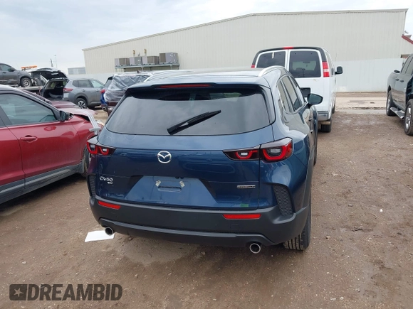 2025 Mazda CX-50 2.5 S Preferred Package with VIN 7MMVABBM6SN331993, listed as a IAAI auction lot 41910160 with 9,818 mi miles. Bid and sale history available at carsss.com. Image 16.