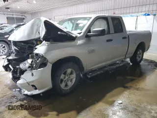 2017 Ram 1500 Express with VIN 1C6RR7FG8HS778144, listed as a Copart auction lot 45848225 with 0 mi miles and Salvage Title. Bid and sale history available at carsss.com. Image 1.
