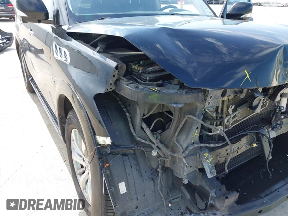 2017 Infiniti QX80 Signature Edition with VIN JN8AZ2NE8H9155644, listed as a IAAI auction lot 42445518 with 155,107 mi miles and . Bid and sale history available at DreamBid. Image 17.