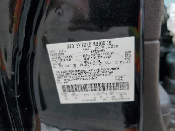 2011 Ford Escape Limited with VIN 1FMCU0E70BKC21995, listed as a Copart auction lot 48670645 with 229,065 mi miles and Salvage Title. Bid and sale history available at carsss.com. Image 15.