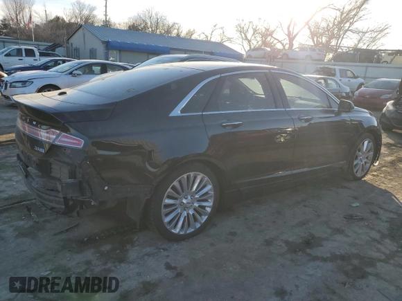 2013 Lincoln MKZ with VIN 3LN6L2J97DR816795, listed as a Copart auction lot 43165035 with Not Provided miles and Salvage Title. Bid and sale history available at DreamBid. Image 3.