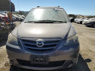 2006 Mazda MPV LX with VIN JM3LW28A660559606, listed as a Copart auction lot 71081614 with 120,200 mi miles and Salvage Title. Bid and sale history available at carsss.com. Image 5.
