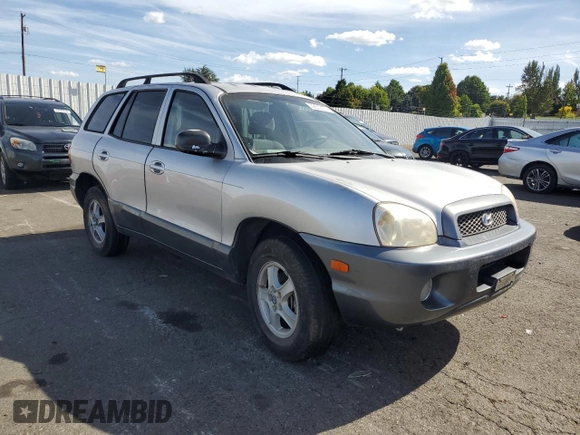 2001 Hyundai Santa Fe GLS with VIN KM8SC83D71U011483, listed as a Copart auction lot 72519174 with 138,901 mi miles and Salvage Title. Bid and sale history available at carsss.com. Image 4.