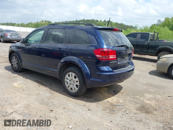 2018 Dodge Journey SE with VIN 3C4PDCAB7JT519491, listed as a IAAI auction lot 41974735 with 135,072 mi miles and . Bid and sale history available at DreamBid. Image 3.