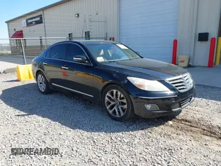 2011 Hyundai Genesis with VIN KMHGC4DFXBU141791, listed as a IAAI auction lot 41903276 with 215,161 mi miles and . Bid and sale history available at DreamBid. Image 1.