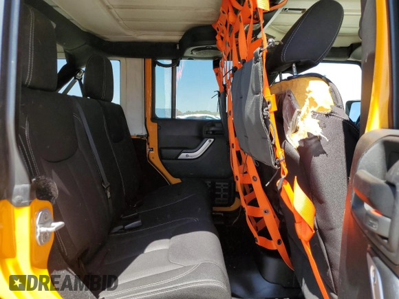 2013 Jeep Wrangler Unlimited Rubicon with VIN 1C4BJWFG9DL543798, listed as a Copart auction lot 49322385 with 159,674 mi miles and Salvage Title. Bid and sale history available at carsss.com. Image 10.