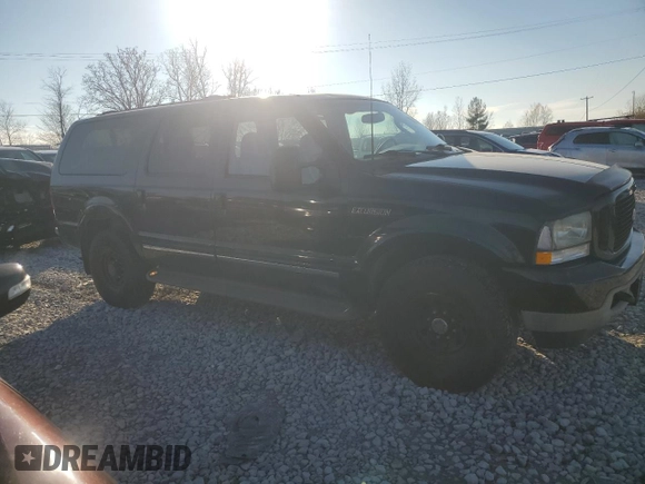 2003 Ford Excursion Limited z VIN 1FMNU43S43EA06191, wystawiony jako Copart lot #79159954 z przebiegiem 197 465 mil mil oraz Tytuł czysty. Historia ofert i sprzedaży dostępna na DreamBid. Obrazek 4.