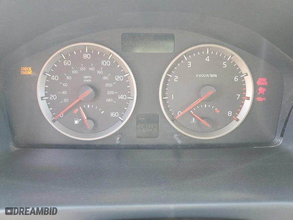 2004 Volvo S40 with VIN YV1MS382942027463, listed as a Copart auction lot 73611354 with 227,385 mi miles and Salvage Title. Bid and sale history available at carsss.com. Image 9.