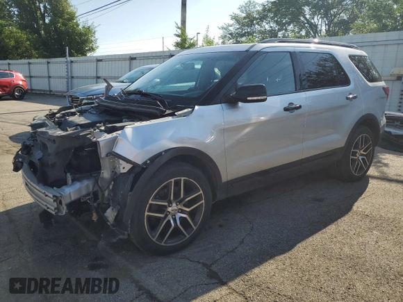 2016 Ford Explorer Sport with VIN 1FM5K8GT8GGD11820, listed as a Copart auction lot 61408305 with 178,884 mi miles and Salvage title. Bid and sale history available at DreamBid. Image 1.