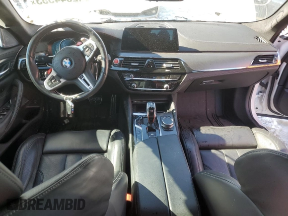 2019 BMW M5 Competition with VIN WBSJF0C51KB447883, listed as a Copart auction lot 42544553 with 14,000 mi miles. Bid and sale history available at carsss.com. Image 8.