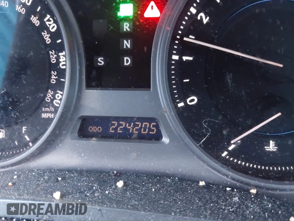 2009 Lexus IS 250 z VIN JTHCK262092031809, wystawiony jako IAAI lot #41993592 z przebiegiem 224 205 mil mil oraz . Historia ofert i sprzedaży dostępna na DreamBid. Obrazek 7.