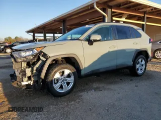2019 Toyota RAV4 XLE z VIN 2T3W1RFV2KW005911, wystawiony jako Copart lot #48406545 z przebiegiem 46 762 mil mil oraz Szkoda całkowita • Salvage title. Historia ofert i sprzedaży dostępna na DreamBid. Obrazek 1.