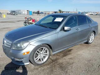 2012 Mercedes-Benz C-Class C 250 Sport with VIN WDDGF4HB4CR205725, listed as a IAAI auction lot 41963335 with 189,187 mi miles. Bid and sale history available at carsss.com. Image 2.