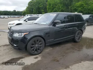 2017 Land Rover Range Rover HSE with VIN SALGS2FV0HA332994, listed as a Copart auction lot 59729005 with 125,699 mi miles and Salvage title. Bid and sale history available at DreamBid. Image 1.