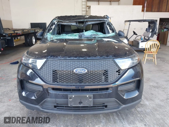 2021 Ford Police Interceptor with VIN 1FM5K8AC9MGC32063, listed as a IAAI auction lot 42071782 with 46,786 mi miles and . Bid and sale history available at DreamBid. Image 12.