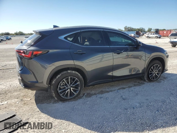 2025 Lexus NX with VIN 2T2ADCAZ7SC023643, listed as a Copart auction lot 47786945 with 2,759 mi miles and Salvage Title. Bid and sale history available at carsss.com. Image 3.