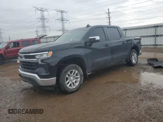 2023 Chevrolet Silverado 1500 LT with VIN 2GCUDDED9P1138448, listed as a Copart auction lot 43233205 with 38,351 mi miles and Salvage Title. Bid and sale history available at carsss.com. Image 1.
