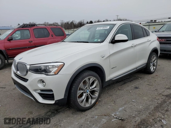 2017 BMW X4 xDrive28i with VIN 5UXXW3C34H0T79101, listed as a Copart auction lot 37219594 with 65,125 mi miles. Bid and sale history available at carsss.com. Image 1.
