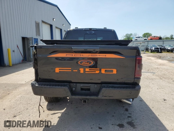 2021 Ford F-150 XL with VIN 1FTFW1E52MFB31825, listed as a Copart auction lot 61462735 with 76,653 mi miles and Salvage title. Bid and sale history available at DreamBid. Image 6.