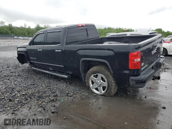 2015 GMC Sierra 2500HD Denali z VIN 1GT120E82FF100619, wystawiony jako Copart lot #58014705 z przebiegiem 188 525 mil mil oraz Szkoda całkowita • Salvage title. Historia ofert i sprzedaży dostępna na DreamBid. Obrazek 2.