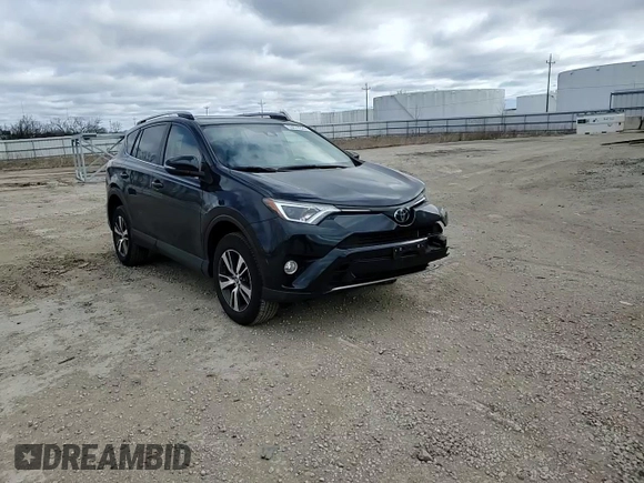 2018 Toyota RAV4 XLE with VIN JTMRFREV2JD254334, listed as a Copart auction lot 53079335 with 27,717 mi miles and Clean Title. Bid and sale history available at DreamBid. Image 12.