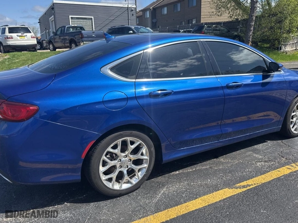 2015 Chrysler 200 C with VIN 1C3CCCEG6FN583251, listed as a Copart auction lot 54969025 with 86,173 mi miles and Clean Title. Bid and sale history available at carsss.com. Image 4.