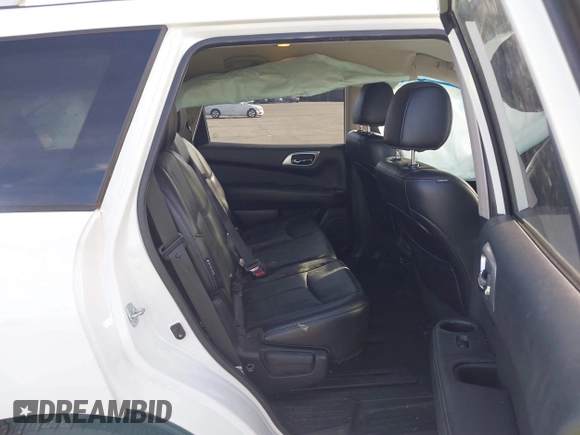 2018 Nissan Pathfinder S with VIN 5N1DR2MN9JC623167, listed as a IAAI auction lot 41606513 with 127,582 mi miles and . Bid and sale history available at DreamBid. Image 8.