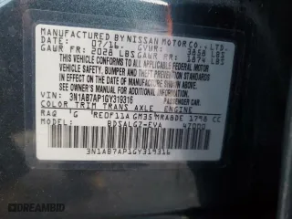 2016 Nissan Sentra SL with VIN 3N1AB7AP1GY319316, listed as a Copart auction lot 84452264 with 48,029 mi miles and Salvage Title. Bid and sale history available at carsss.com. Image 14.