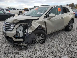 2017 Cadillac XT5 Luxury AWD with VIN 1GYKNDRS2HZ176927, listed as a Copart auction lot 73042313 with Not Provided miles and Salvage Title. Bid and sale history available at carsss.com. Image 1.