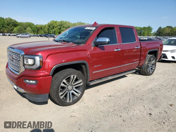 2018 GMC Sierra 1500 Denali z VIN 3GTU2PEJXJG313401, wystawiony jako Copart lot #53170595 z przebiegiem 53 352 mil mil oraz Szkoda całkowita • Salvage title. Historia ofert i sprzedaży dostępna na DreamBid. Obrazek 1.