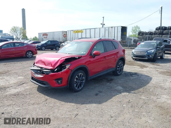 2016 Mazda CX-5 Grand Touring with VIN JM3KE4DY9G0850583, listed as a IAAI auction lot 42075545 with 92,789 mi miles and . Bid and sale history available at carsss.com. Image 17.